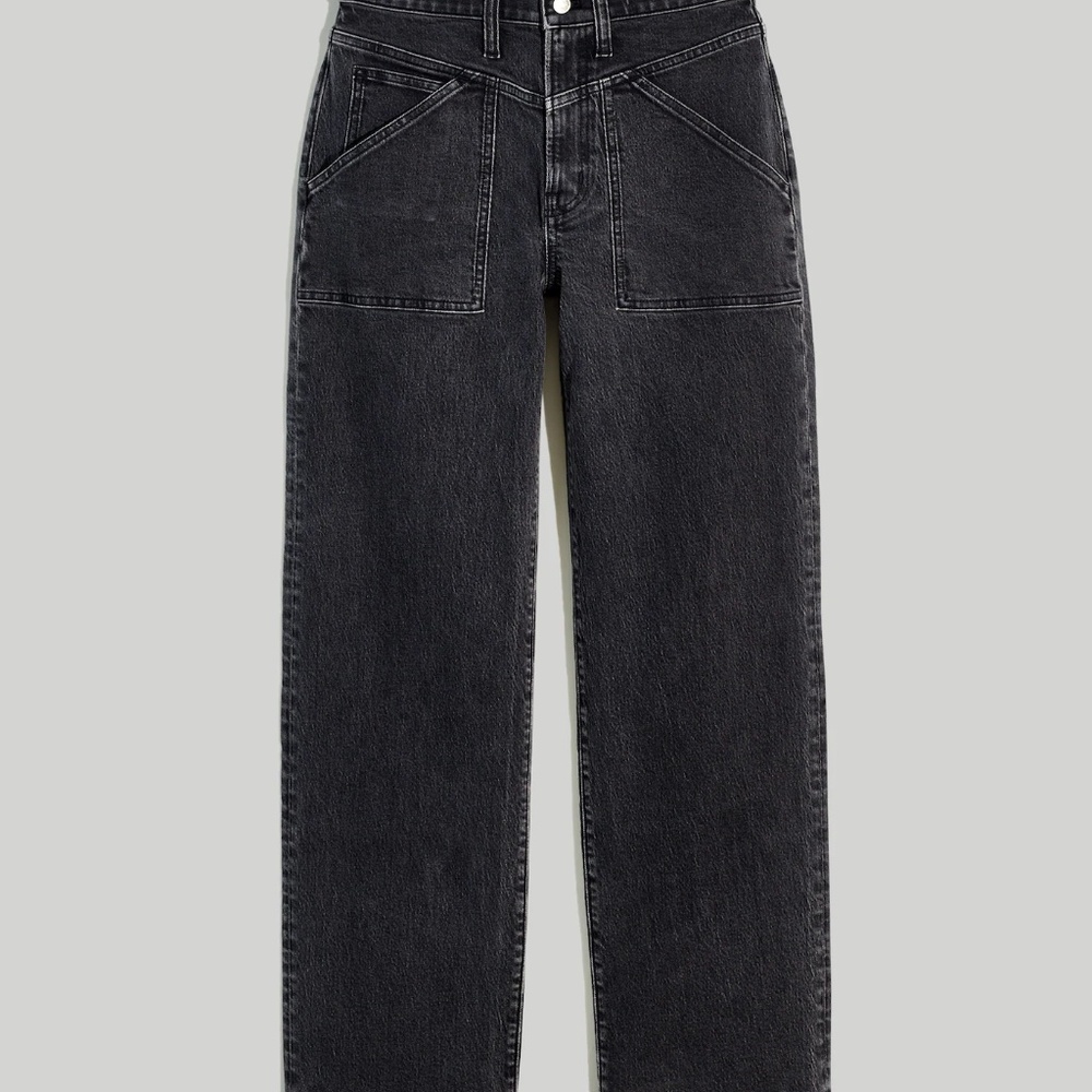 The Perfect Vintage Wide-Leg Jean in Windhaven Wash: Patch-Pocket Ed., Size 24